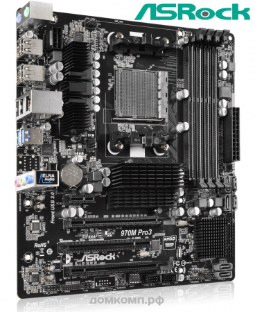 Материнская плата ASRock 970M PRO3 [s-AM3+, mATX]